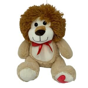 Walgreens Hug Me Jungle Lion Soft Plush Stuffed Animal Toy Neutral Valentines